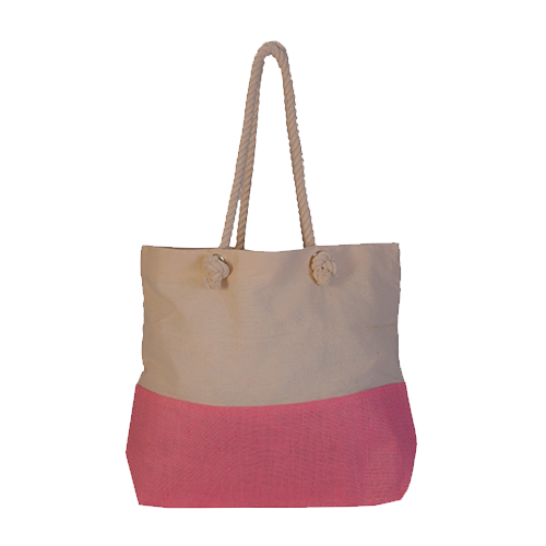 Multi Jute Patch Tote Bag