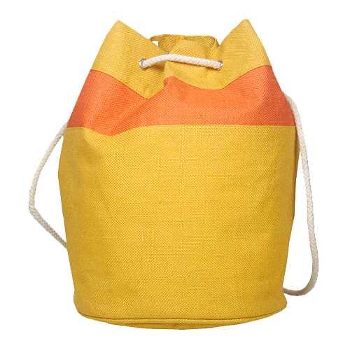 Jute Drawstring Backpack