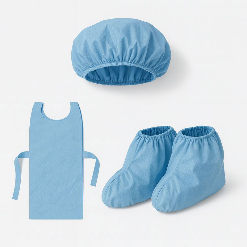 PPE Kit (Cap, Shoe Cover, Apron)
