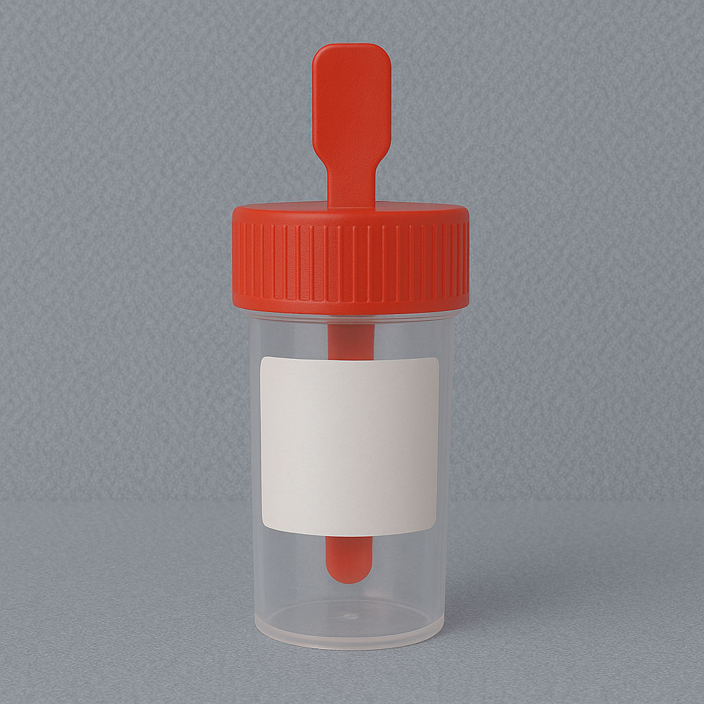 Stool Collection Container (with Spoon Cap)